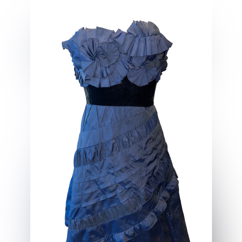 BCBG Maxazria Taffeta Dress with Corset